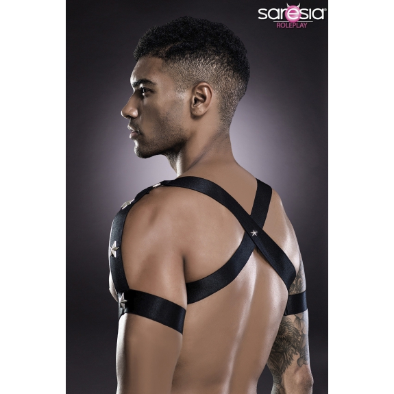Harnasoutfit van Saresia MEN rollenspel