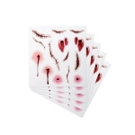 Tattoo sheet littekens in een verpakking van 5 Tattoo sheet littekens in een verpakking van 5