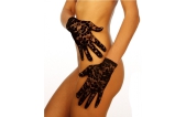 Handschoenen kort model zwart kant