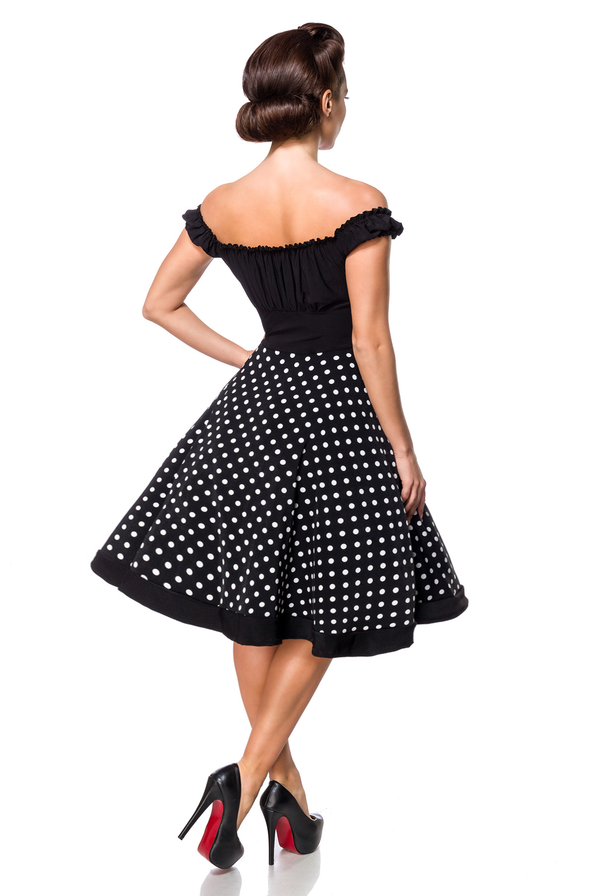 strapless swing jurk