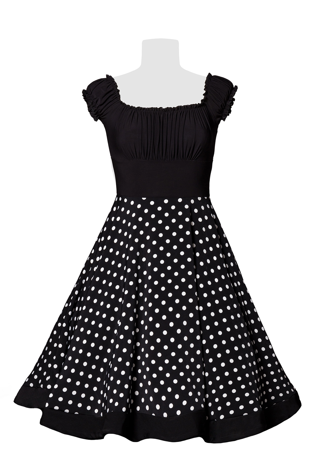 strapless swing jurk