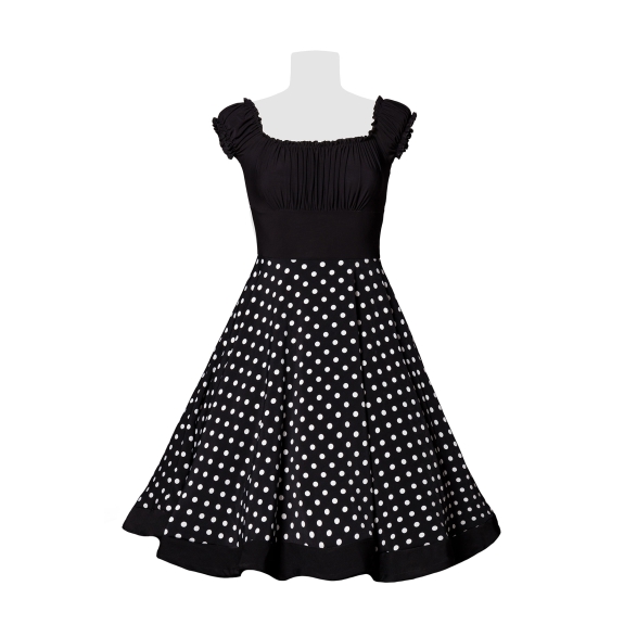strapless swing jurk