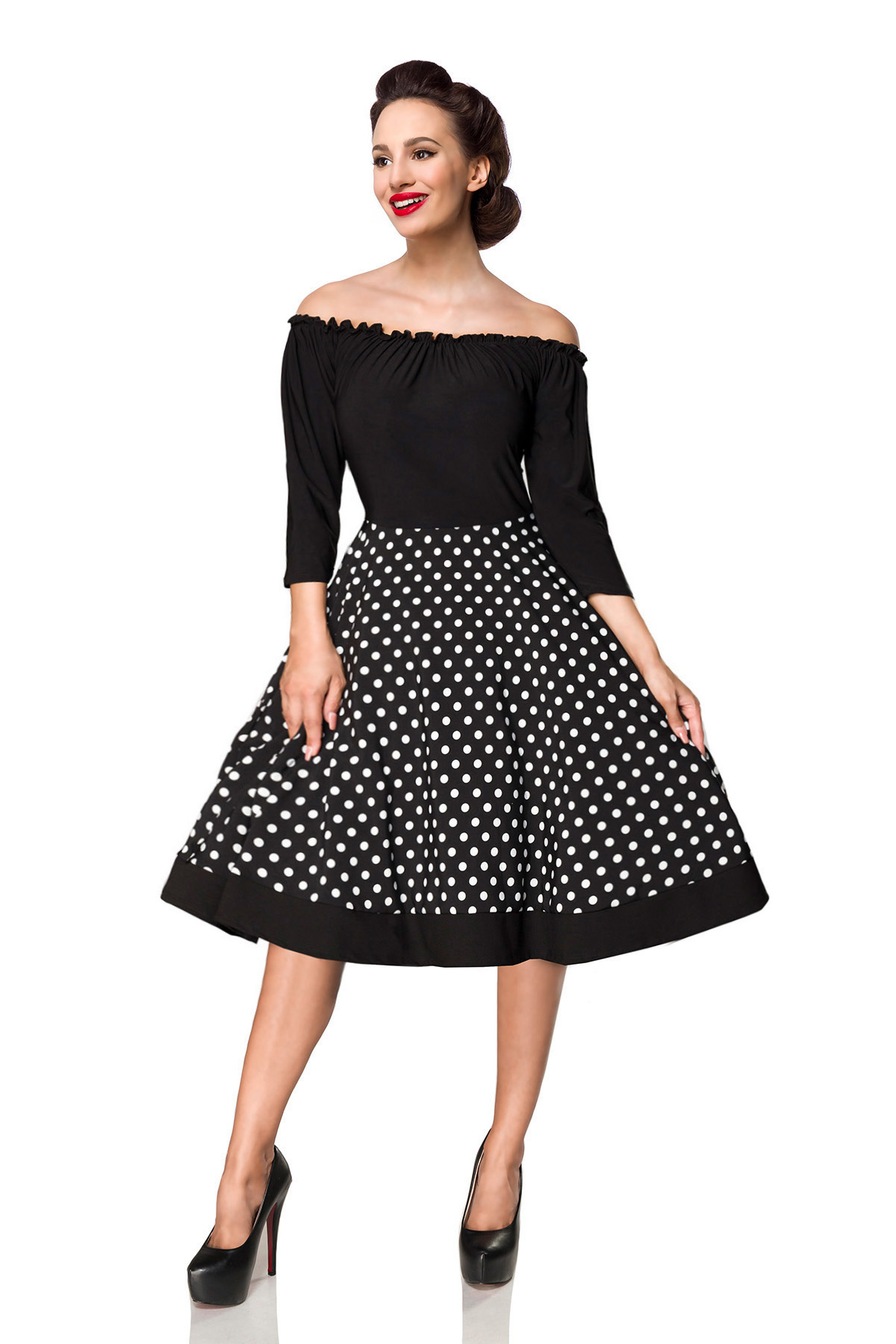 strapless swing jurk