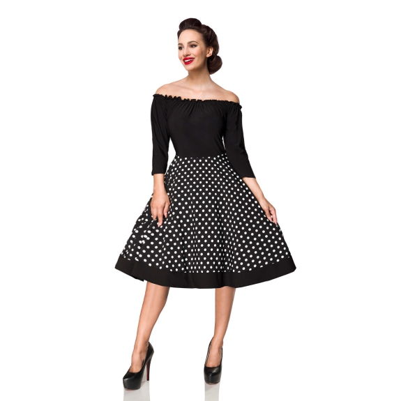 strapless swing jurk
