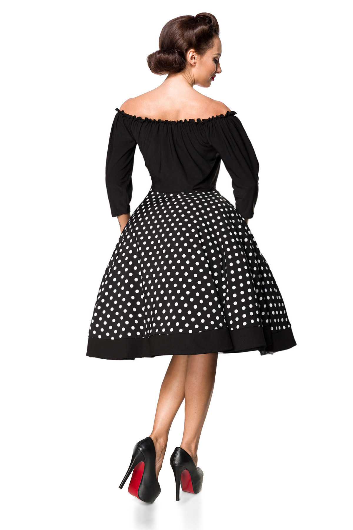 strapless swing jurk