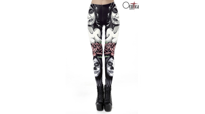 Legging van Día de Muertos