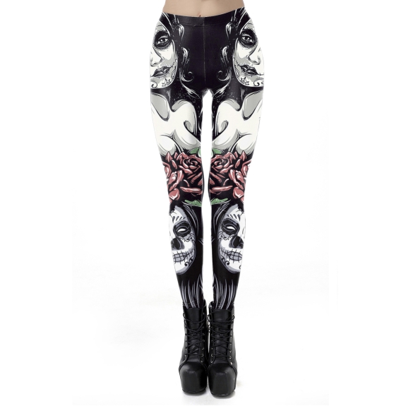 Legging van Día de Muertos