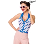 Gebreide top met kraag Gebreide top met kraag