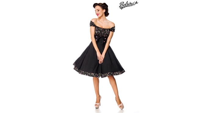 strapless swing jurk