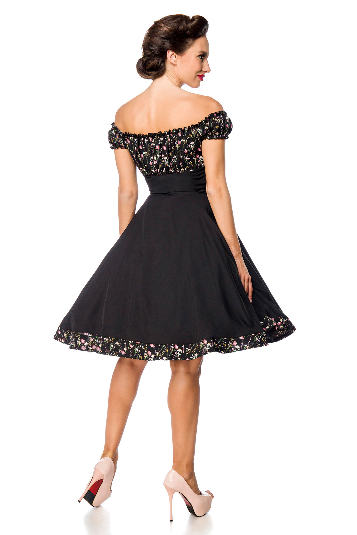 strapless swing jurk