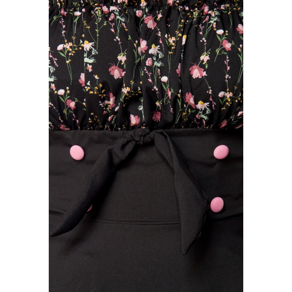 strapless swing jurk