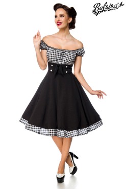 strapless swing jurk