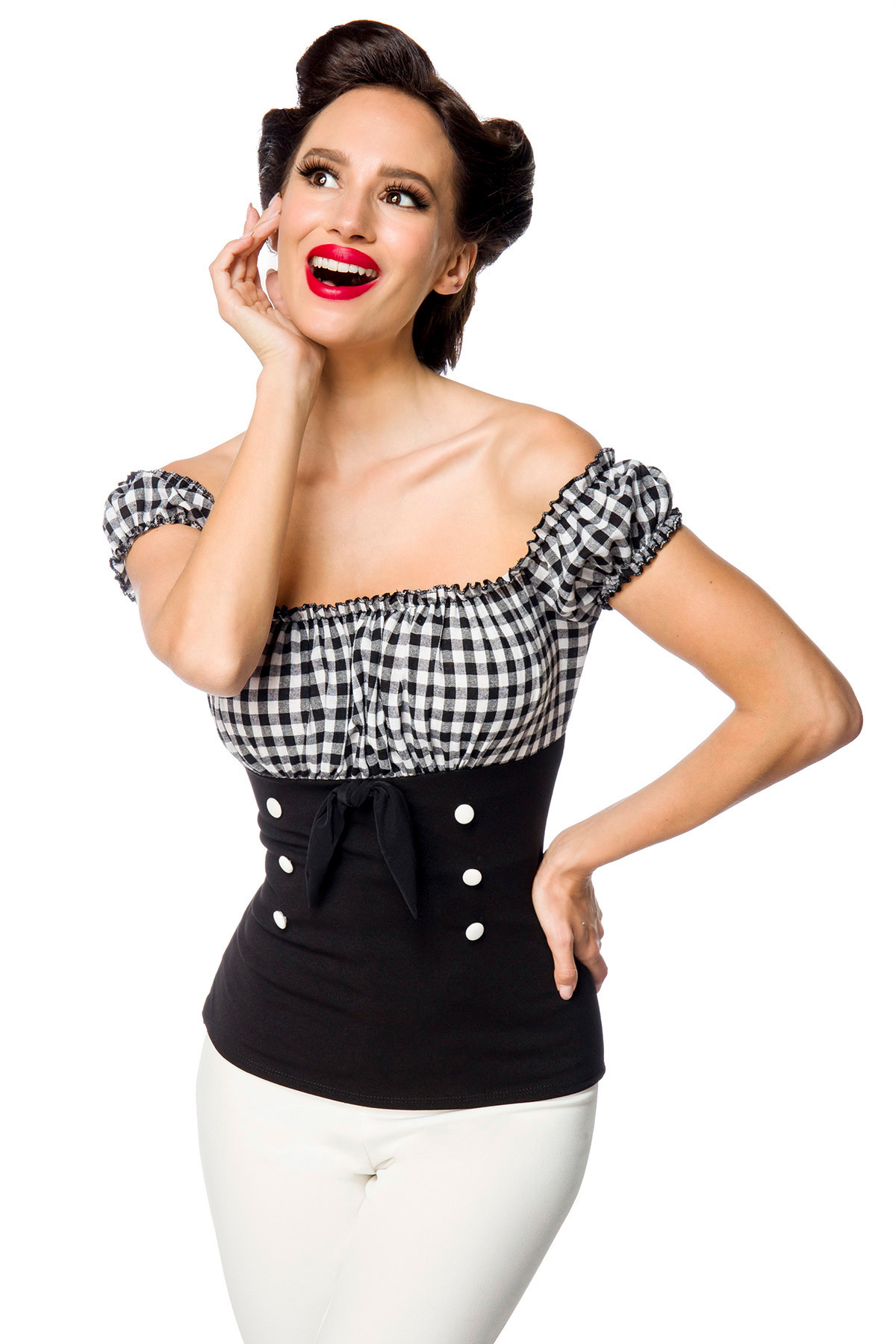 strapless topje