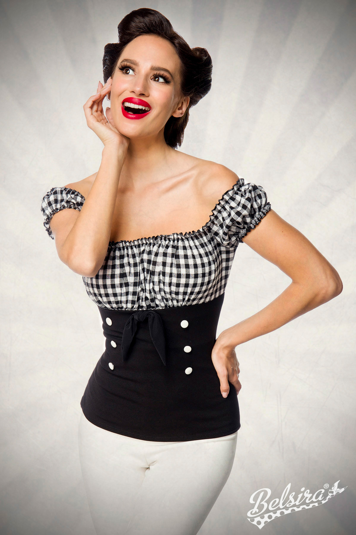 strapless topje