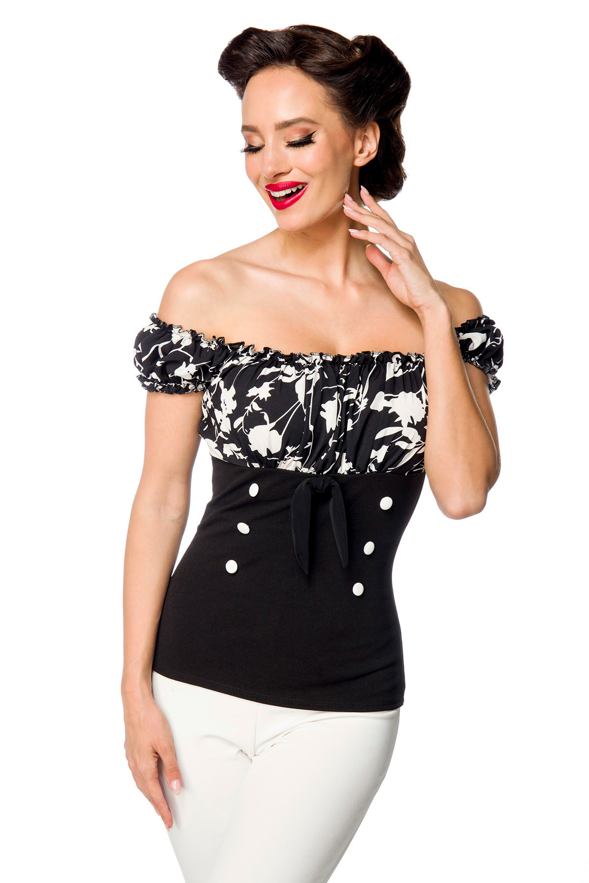 strapless topje
