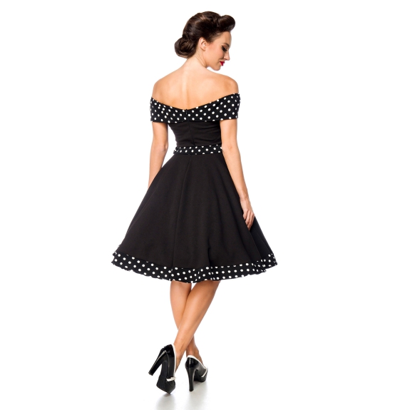 strapless swing jurk met riem
