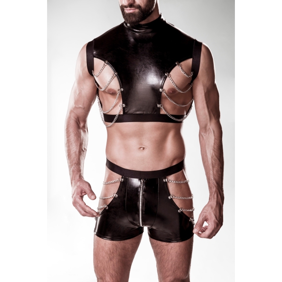 Lederlook oufit van Grey Velvet MEN
