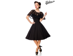 Retro jurk met cape