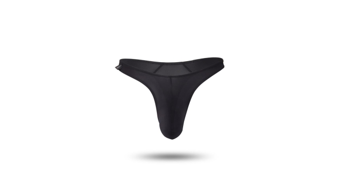 Heren string zwart