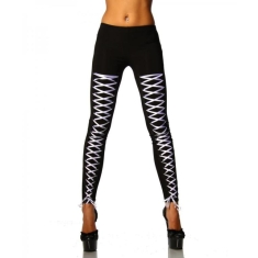 Legging met corsetsluiting
