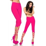Roze legging met veters Roze legging met veters