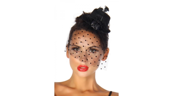 Rockabilly mini-hoed / fascinator