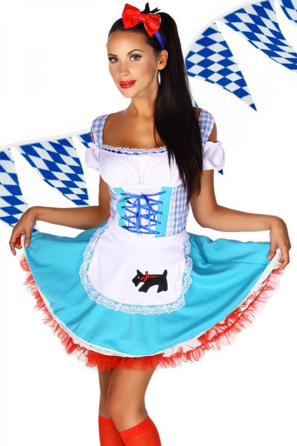 Dirndl lichtblauw