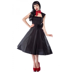 Rockabilly jurk zwart