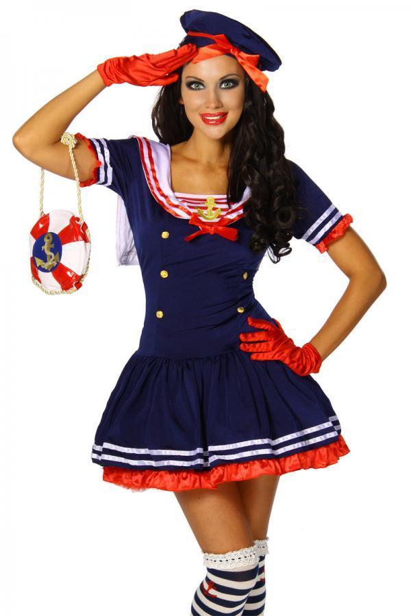 Marine kostuum sailor girl
