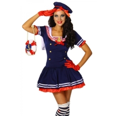 Marine kostuum sailor girl