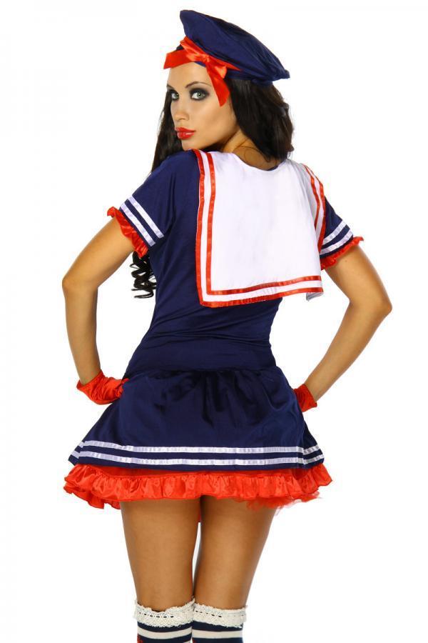 Marine kostuum sailor girl