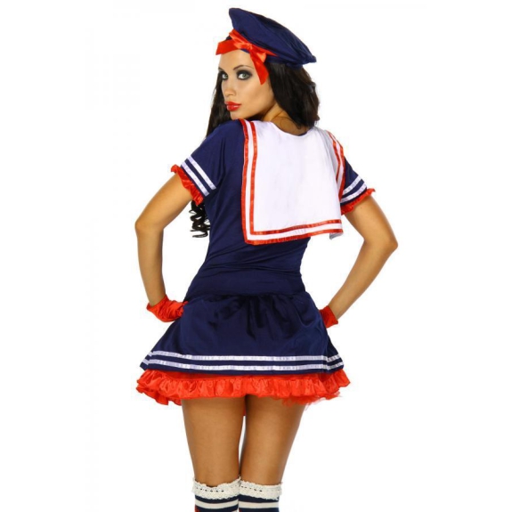 Marine kostuum sailor girl
