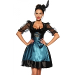 Dirndljurk blauw-zwart Dirndljurk blauw-zwart
