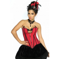 4-delig burlesque kostuum
