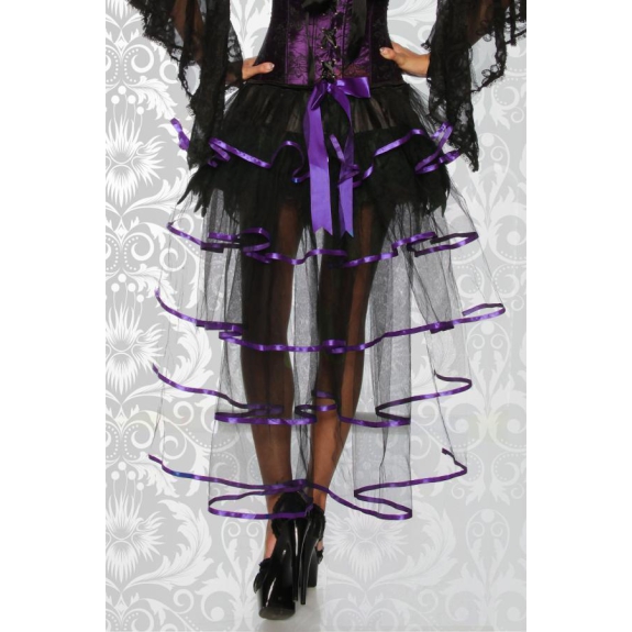 Burlesque rok met sleep