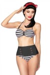 Vintage bandeau-bikini gestreept Vintage bandeau-bikini gestreept