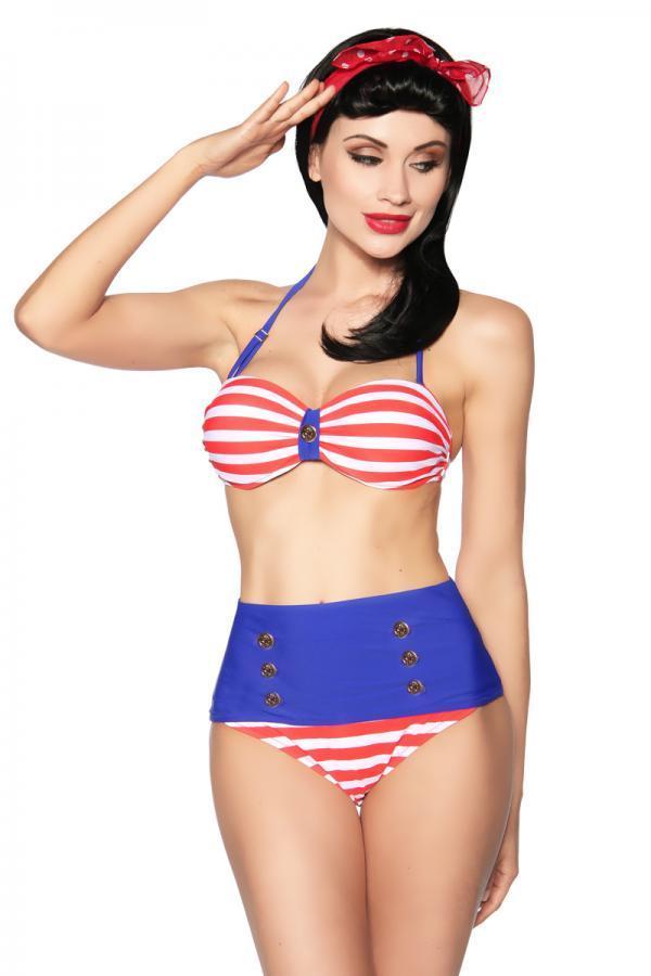 Vintage bandeau-bikini