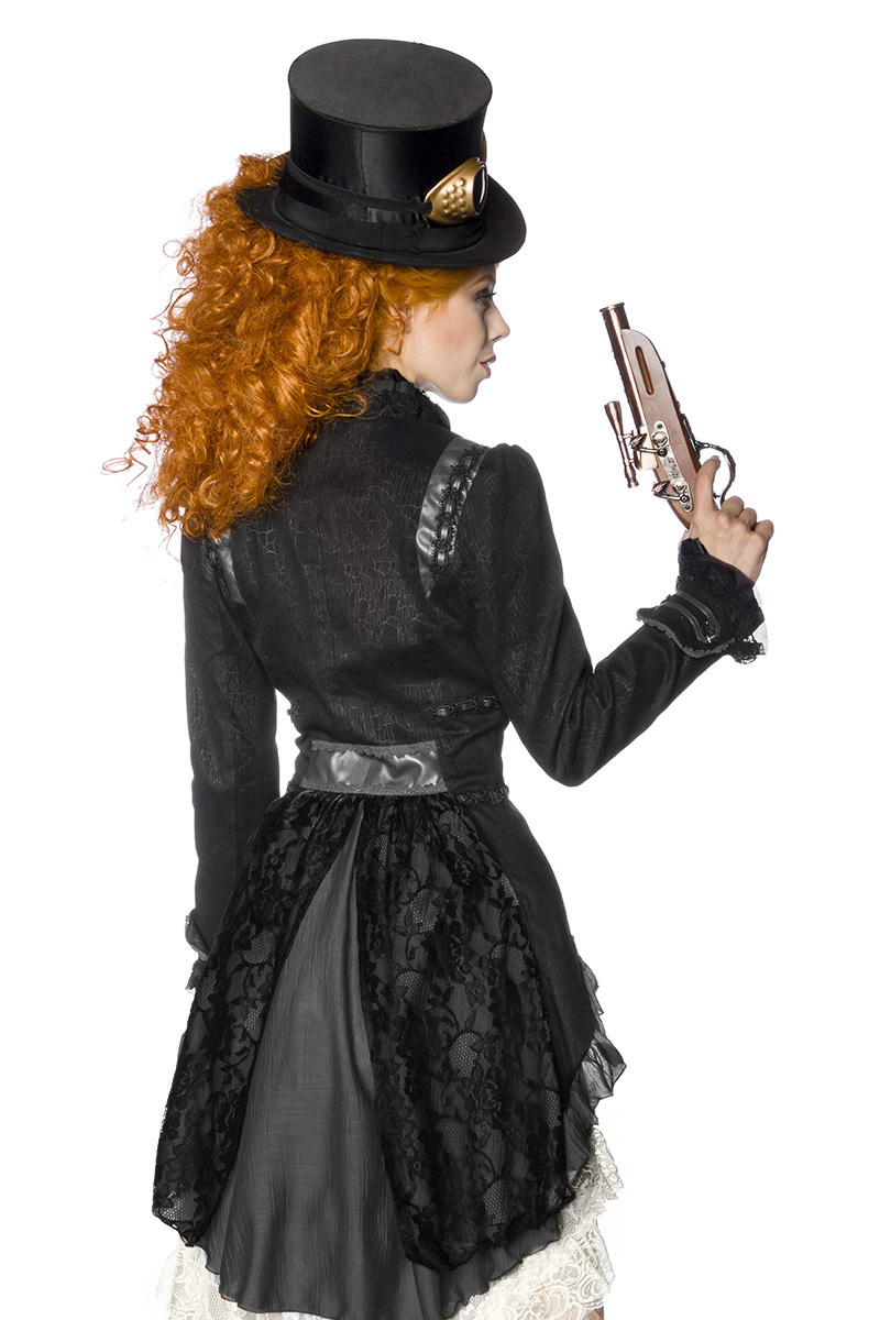 Lange steampunk jas