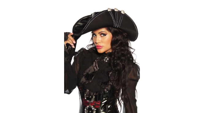 Piratenhoed zwart