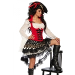 Piraten kostuum vrouw Piraten kostuum vrouw