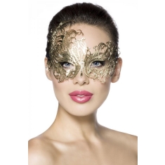 Extravagant metalen masker goud