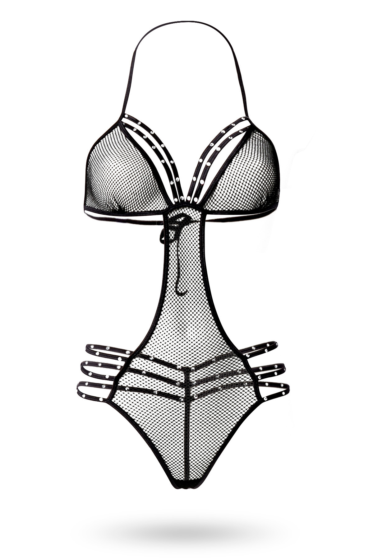 4-delige bodyset met gaasmotief