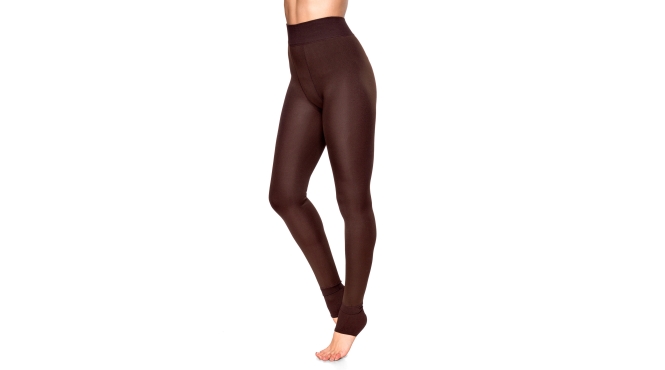 Warme bruine legging