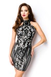 Mini-jurk barok print Mini-jurk barok print