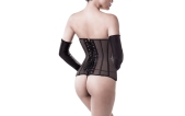 3-delige corset set gestreept