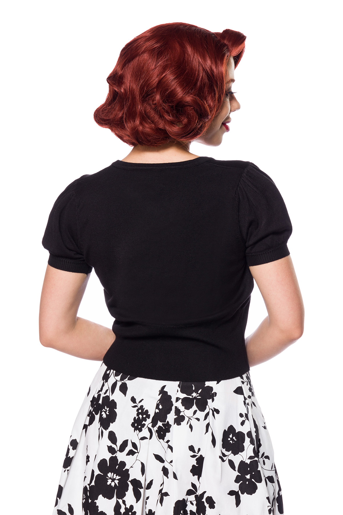 Vintage vest met korte mouwen