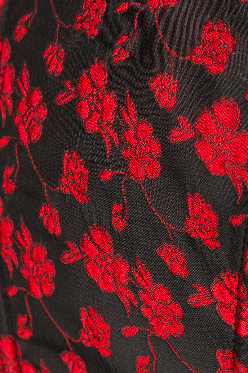 Premium dirndl zwart/ rood met blouse