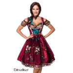 Dirndl bordeaux inclusief kanten blouse Dirndl bordeaux inclusief kanten blouse
