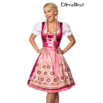Premium Dirndl roze/rood Premium Dirndl roze/rood