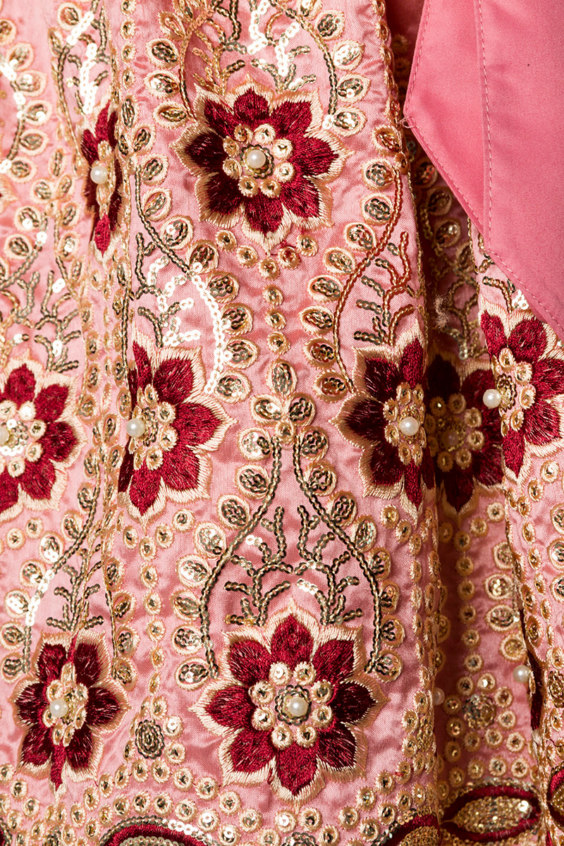 Premium Dirndl roze/rood